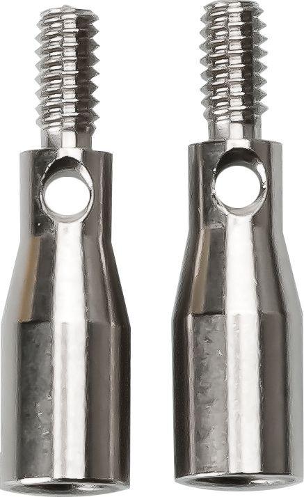 ChiaoGoo Adaptateur pour pointes d'aiguilles interchangeables Pointe S à Mini Câble 2 pces