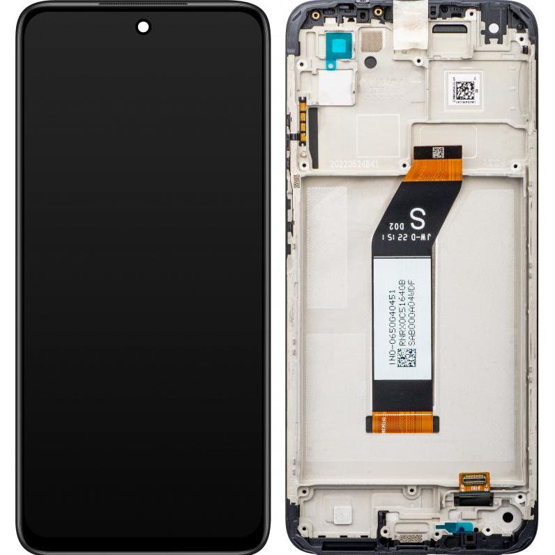 Xiaomi Display Unit für Redmi 10 2022, Grau (Display), Mobilgerät Ersatzteile