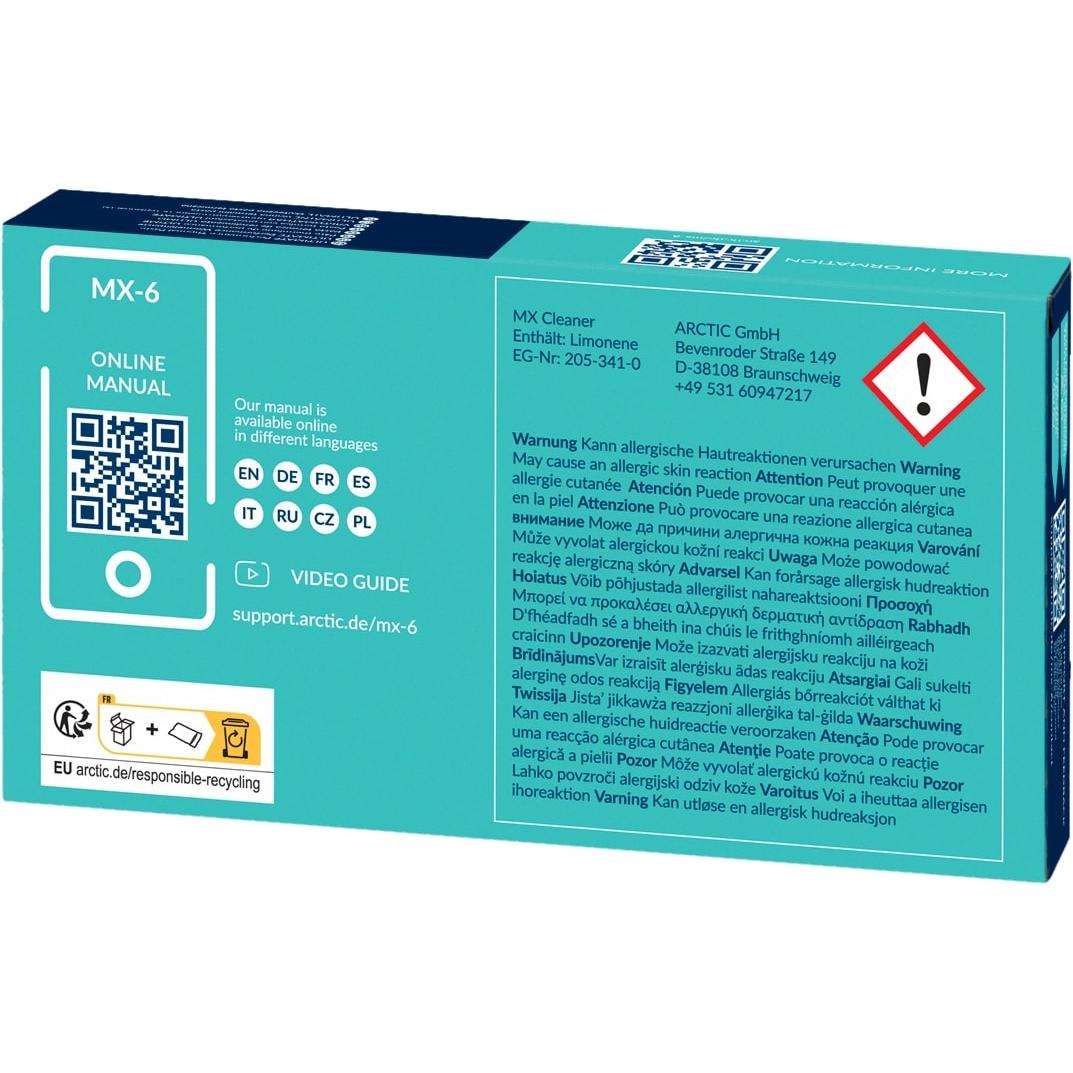 Thumbnail - Arctic MX-6 mit Reiniger (4 g), Wärmeleitpaste