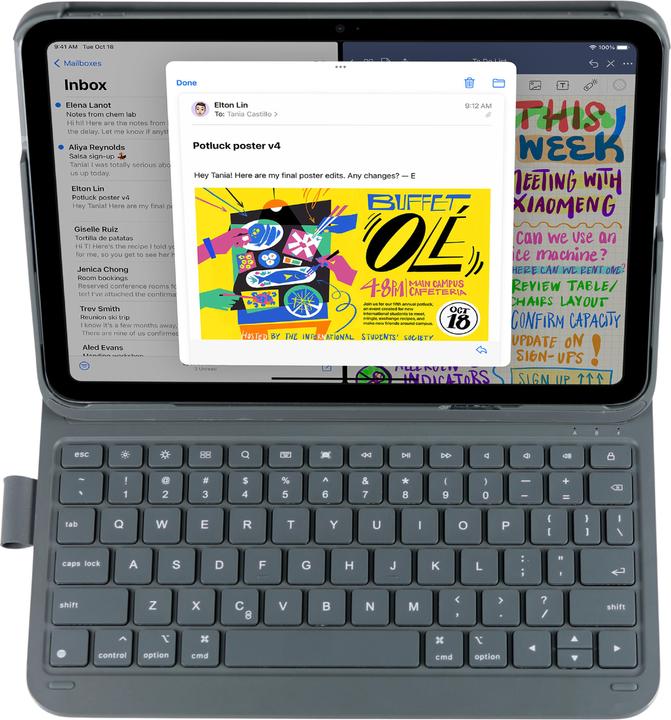 Actual product image Deqster SLIM PRO KEYBOARD 10.9IN/11IN (DE)