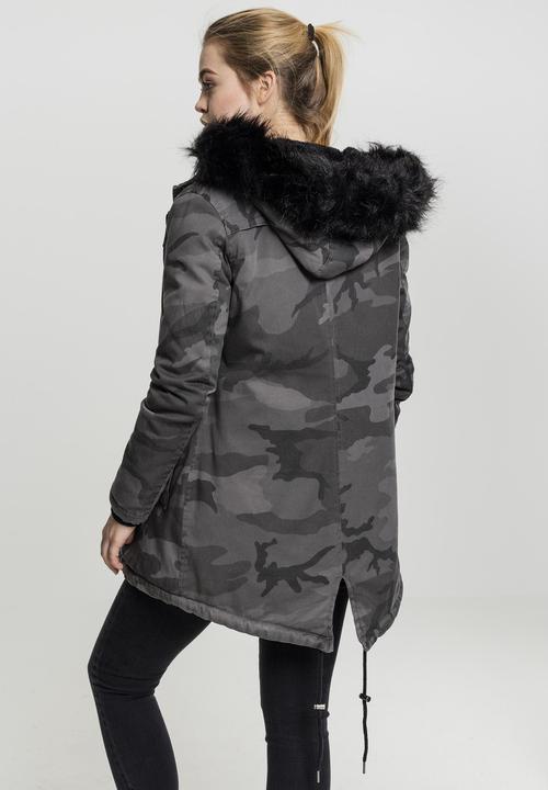 Produktbild Urban Classics Ladies Overdyed Camo Parka (L)
