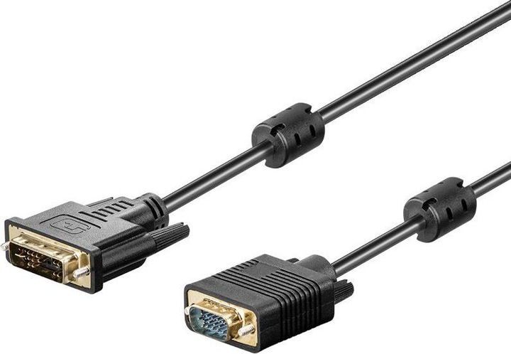 Produktbild Akyga Kabel AK-AV-03 DVI / VGA ver. 24+5 pin 1.8m (1.80 m, DVI, VGA)
