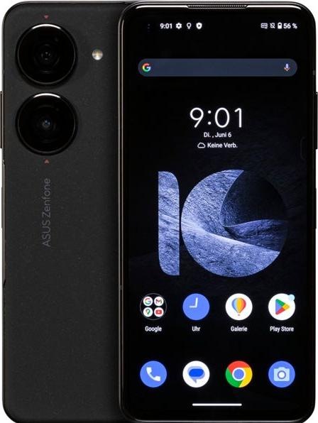 Produktbild ASUS Zenfone 10 (256 GB, Midnight Black, 5.90", Dual SIM, 50 Mpx, 5G)