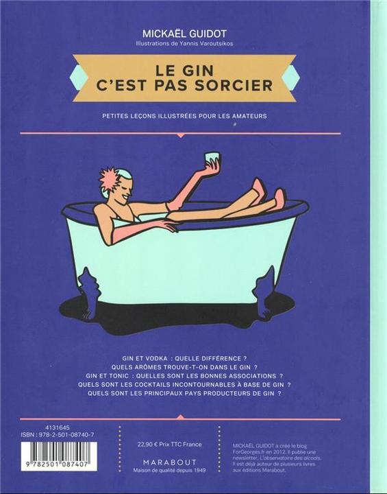 Image du produit Le gin c'est pas sorcier (Français, Guidot Mickaël, 2022)