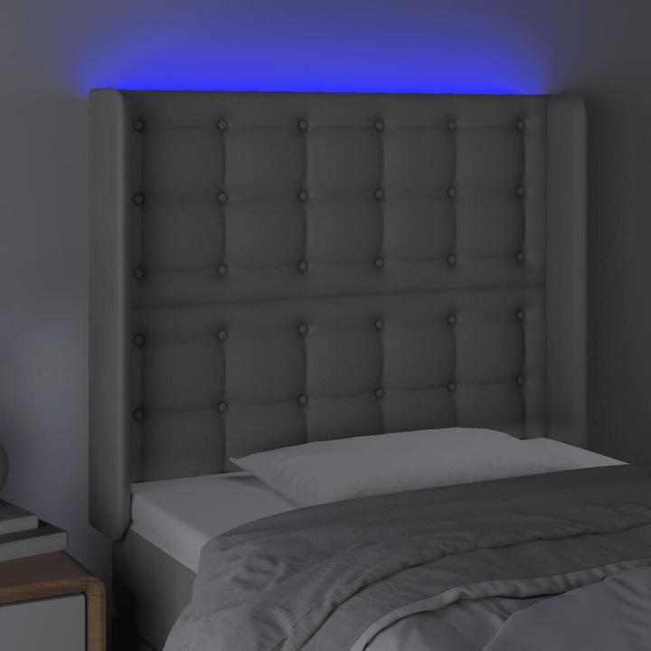 Actual product image vidaXL LED Kopfteil (93 x 16 x 128 cm)
