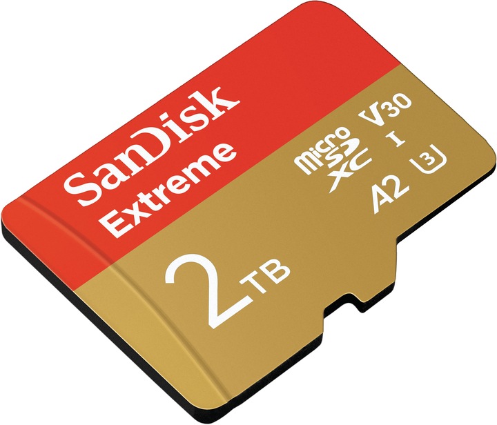 Produktbild SanDisk Extreme UHS-I V30 (2000 GB, microSDXC, U3, UHS-I)