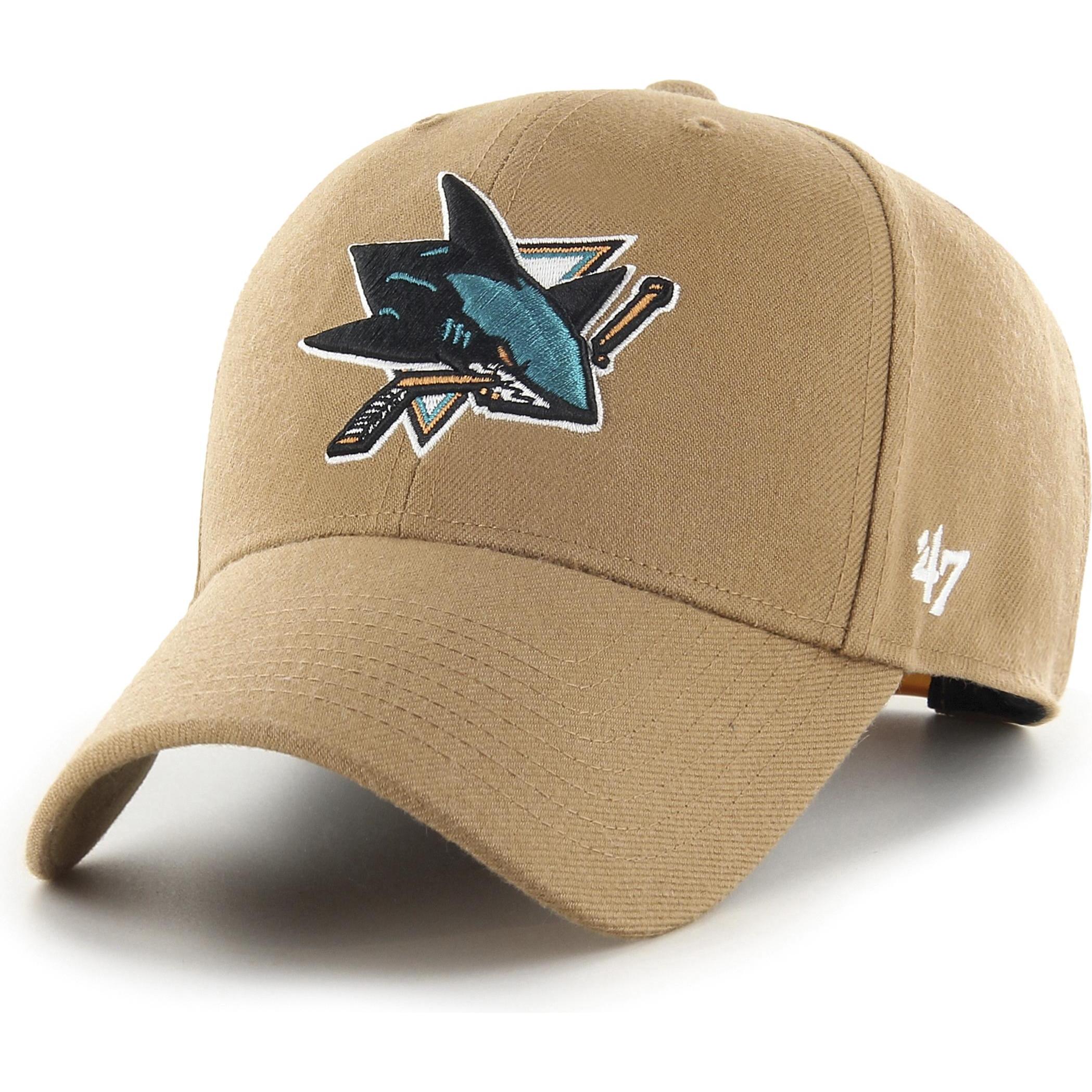 47 Brand, Uomini, Cappellino, NHL San Jose Sharks, Beige, (Taglia unica)