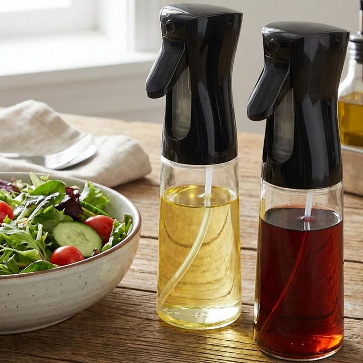 Ideoon Lot de 2 pulvérisateurs d'huile et de vinaigre de qualité supérieure (200 ml)