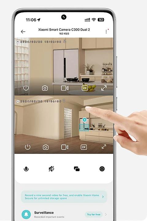 Actual product image Xiaomi C300 Dual (2304 x 1296 Pixels)