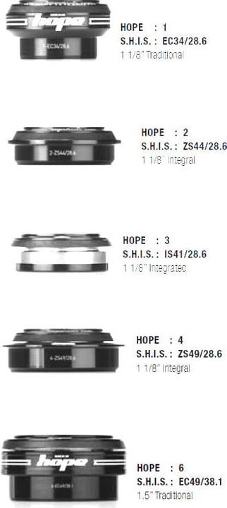 Image du produit Hope PICK'N'MIX Intégré 1"1/8 Cuvette Haute