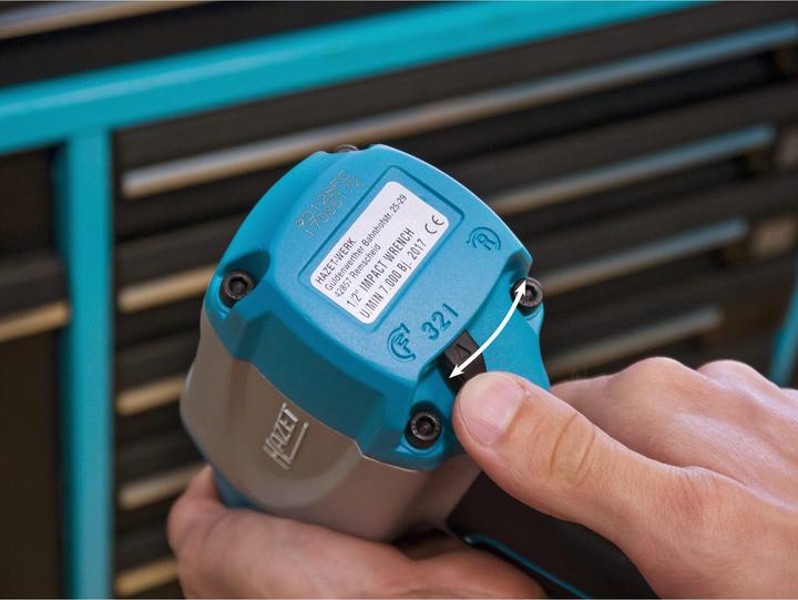 Produktbild HAZET Schlagschrauber 9012SPC ∙ Lösemoment maximal: 850 Nm ∙ Vierkant 12,5 mm (1/2 Zoll) ∙ Hochleis…