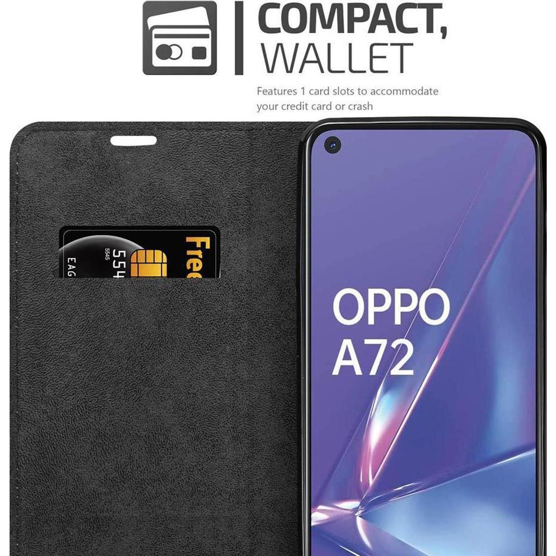 Thumbnail - Cadorabo Book Invisible Magnet Cover (Samsung Galaxy A52s 5G), Smartphone Hülle, Rot