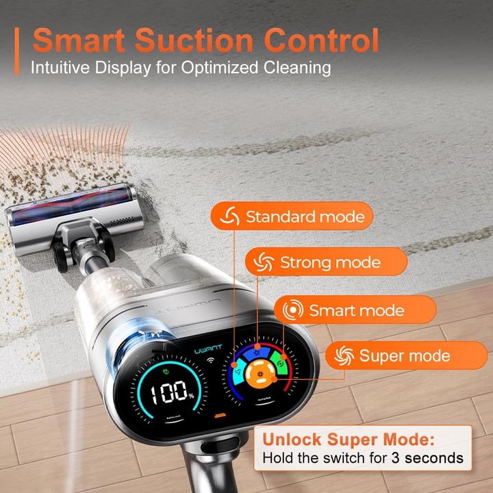 Produktbild Uwant V100 Cordless Vacuum Cleaner - Gray