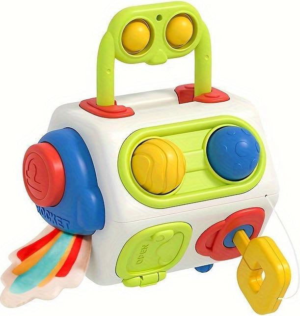 Activity Board 10 in 1 Busy Cube for toddlers, Busy Board Cube, toddler toy, baby learning toy
