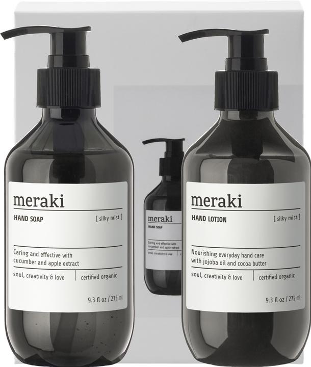 Produktbild Meraki Gift box, Silky Mist, Simple hand care, 275 ml (Körperpflegeset)