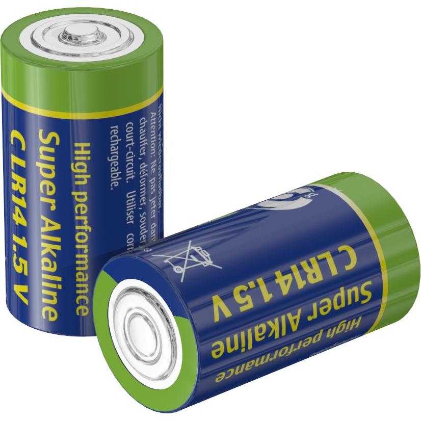 Thumbnail - Gembird EG-BA-LR14-01 Haushaltsbatterie Einwegbatterie Alkali (1 Stk., C), Batterien + Akkus