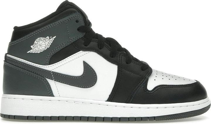 Image du produit Jordan 1 Mid Black White Iron Grey (GS) (38.5)