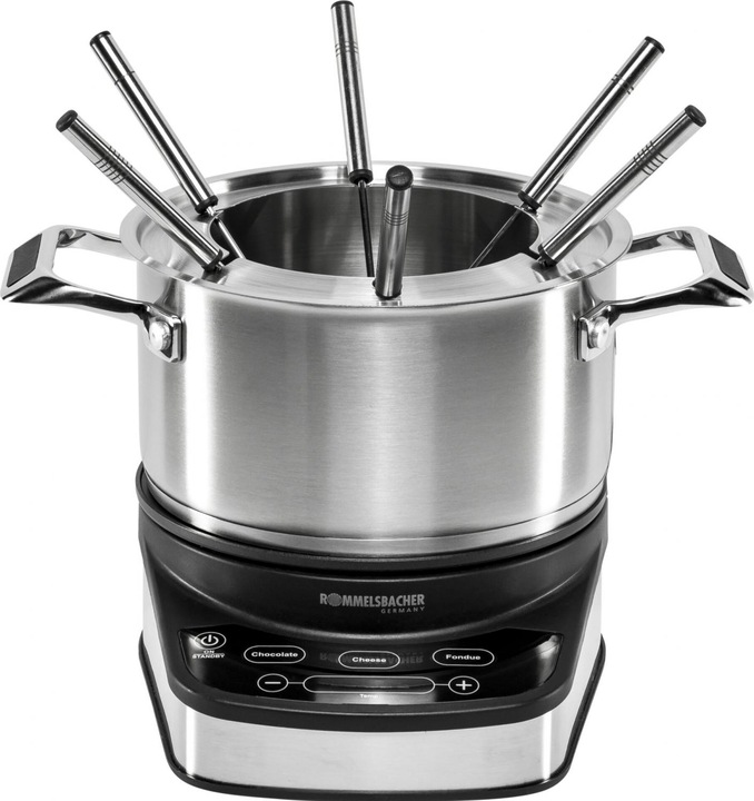 Actual product image Rommelsbacher All-in-One 20.F 1200 (Chocolate fondue, Cheese fondue, Chinoise Fondue, Fondue Bourguignonne)