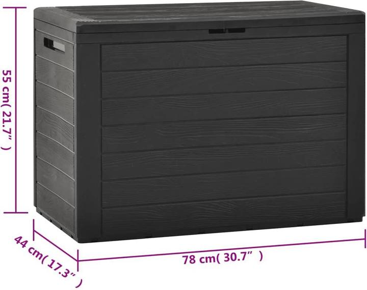 Actual product image vidaXL Aufbewahrungsbox