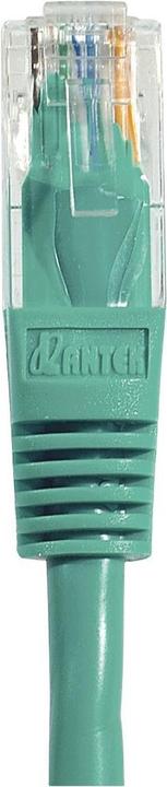 Actual product image Exertis Connect Patch cable, CAT.6, U/UTP, unshielded, copper, green, 20.0 m patch cable with snap-in lug protection (U/UTP, CAT6, 20 m)