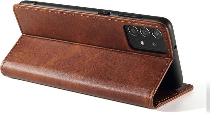 Image du produit Cover-Discount Galaxy A23 - Stand Flip Case Housse marron foncé (Samsung Galaxy A23)