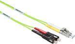 Produktbild ACT 3 meter LSZH Multimode 50/125 OM5 fiber patch cable duplex with LC and SC connectors (S/UTP, CAT7a, 3 m)