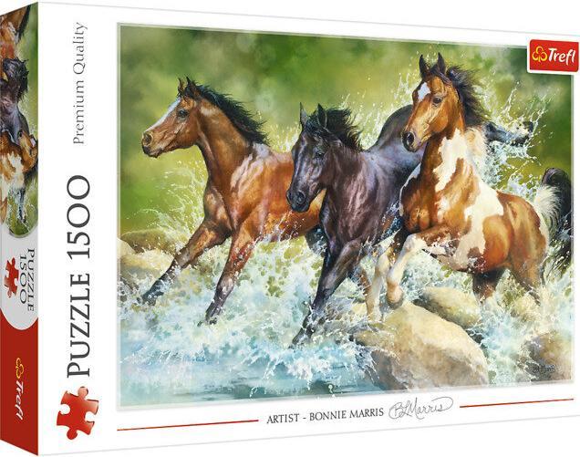 Trefl, Puzzle, Lago di Oeschinen, Alpi, Svizzera, 1500 Elementi, qualità premium, per adulti e Bambini dai 12 anni