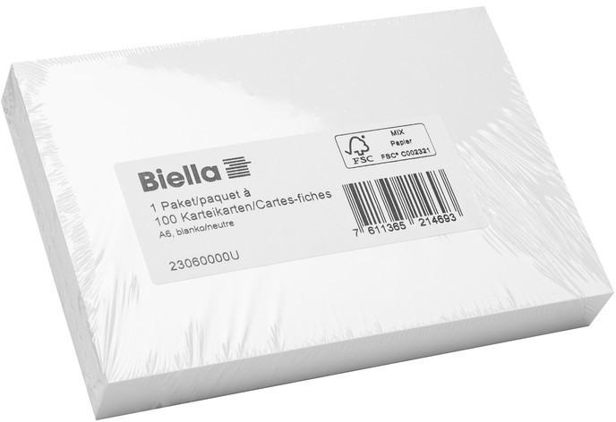 Actual product image Biella 0230600.00 (A6, 200 g/m², 100 x)