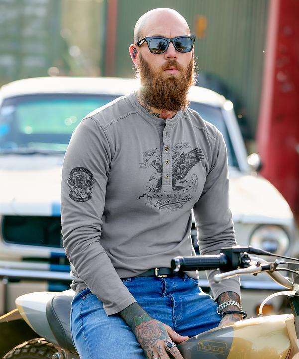 Produktbild Joe Browns Eagle Graphic Casual Henley Top (L)