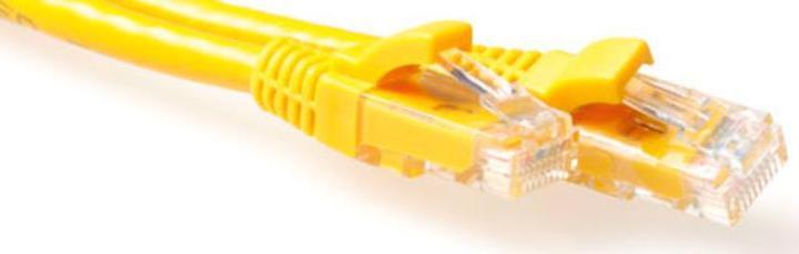 Produktbild Yellow 3 meter LSZH U/UTP CAT6A patch cable with RJ45 connectors. Cat6a u/utp lszh yellow 3.00m (U/UTP, CAT6a, 3 m)