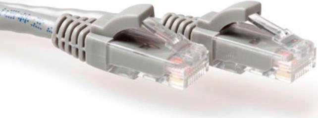 Produktbild ACT Grey 1 meter LSZH U/UTP CAT6A patch cable with RJ45 connectors. Cat6a u/utp lszh grey 1.00m (U/UTP, CAT6a, 1 m)