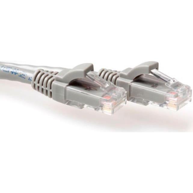 ACT Grey 7 meter LSZH U/UTP CAT6A patch cable with RJ45 connectors. Cat6a u/utp lszh grey 7.00m (U/UTP, CAT6a, 7 m), Net...