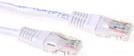 Actual product image White 10 meter U/UTP CAT6 patch cable with RJ45 connectors. Cat6 u/utp white 10.00m (U/UTP, CAT6, 10 m)