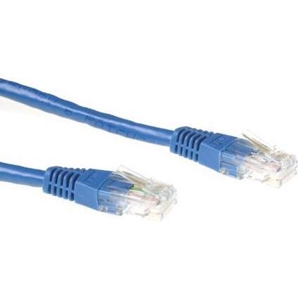 ACT CAT6A UTP 1m 1m Cat6a U/UTP (UTP) Blau Netzwerkkabel (U/UTP, CAT6a, 1 m), Netzwerkkabel