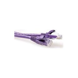 Thumbnail - ACT Purple 7 meter U/UTP CAT6 patch cable snagless with RJ45 connectors. Cat6 u/utp snagless pl 7.00m (U/UTP, CAT6, 7 m)...