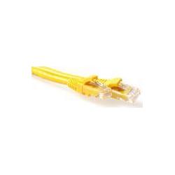 Thumbnail - ACT Yellow 7 meter U/UTP CAT6 patch cable snagless with RJ45 connectors. Cat6 u/utp snagless yl 7.00m (U/UTP, CAT6, 7 m)...