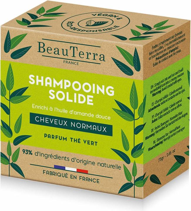 Image du produit BeauTerra shampooing solide cheveux normaux (Shampoing solide)