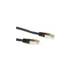 Thumbnail - ACT Black 2 meter F/UTP CAT5E patch cable with RJ45 connectors. Cat5e f/utp lszh black 2.00m (S/UTP, CAT5, 2 m), Netzwer...