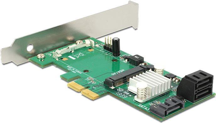 Produktbild Delock Hybrid 3 x internal SATA 6 Gb/s + 1 x internal mSATA