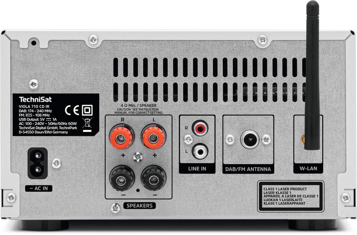 Produktbild TechniSat Viola 710 CD IR (Bluetooth, WLAN, CD Player, 2x 20 W)