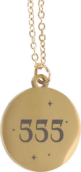 Something Different Engel Nummern Halskette 555 Change Edelstahl (100% synthetisches Material)