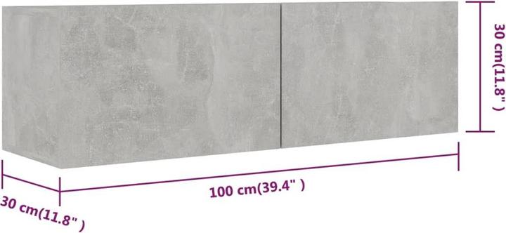Produktbild vidaXL TV-Schrank (30 x 30 x 30 cm)