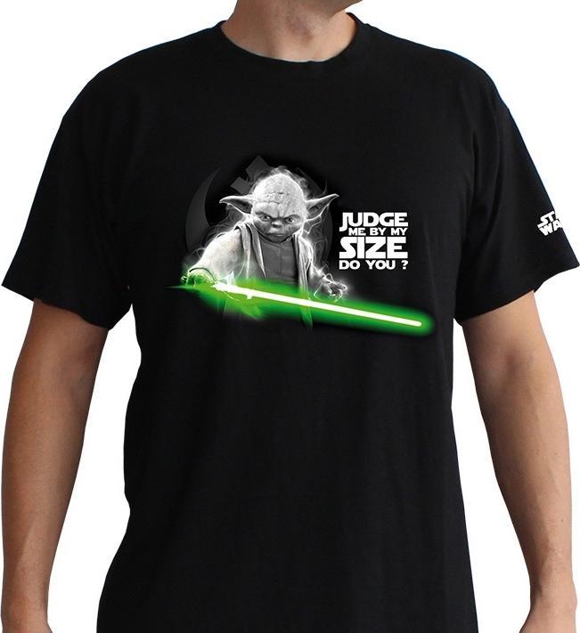 Produktbild ABYstyle STAR WARS - T-Shirt Yoda Judge me... - Black (M) (M)
