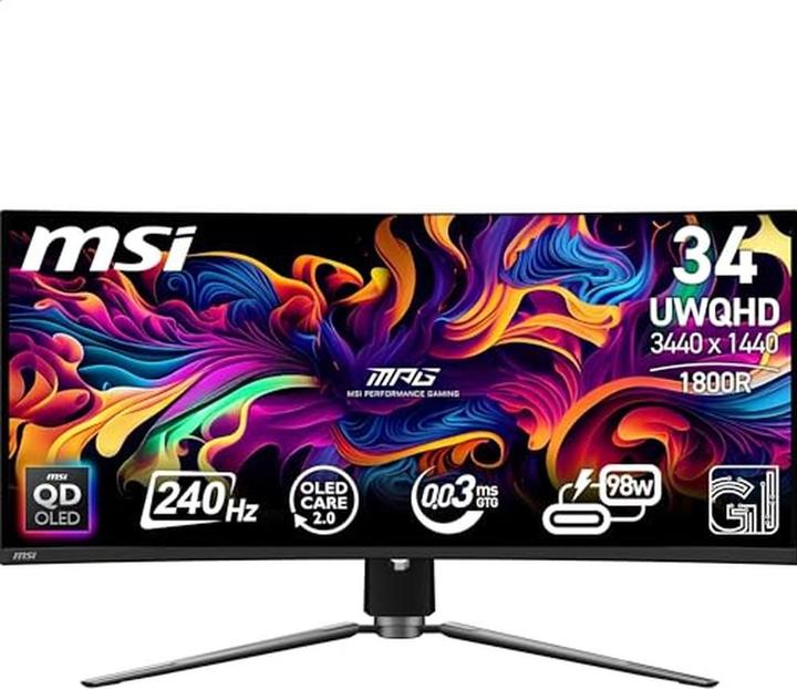 Produktbild MSI MPG 341CQPX QD-OLED (3440 x 1440 Pixel, 34")