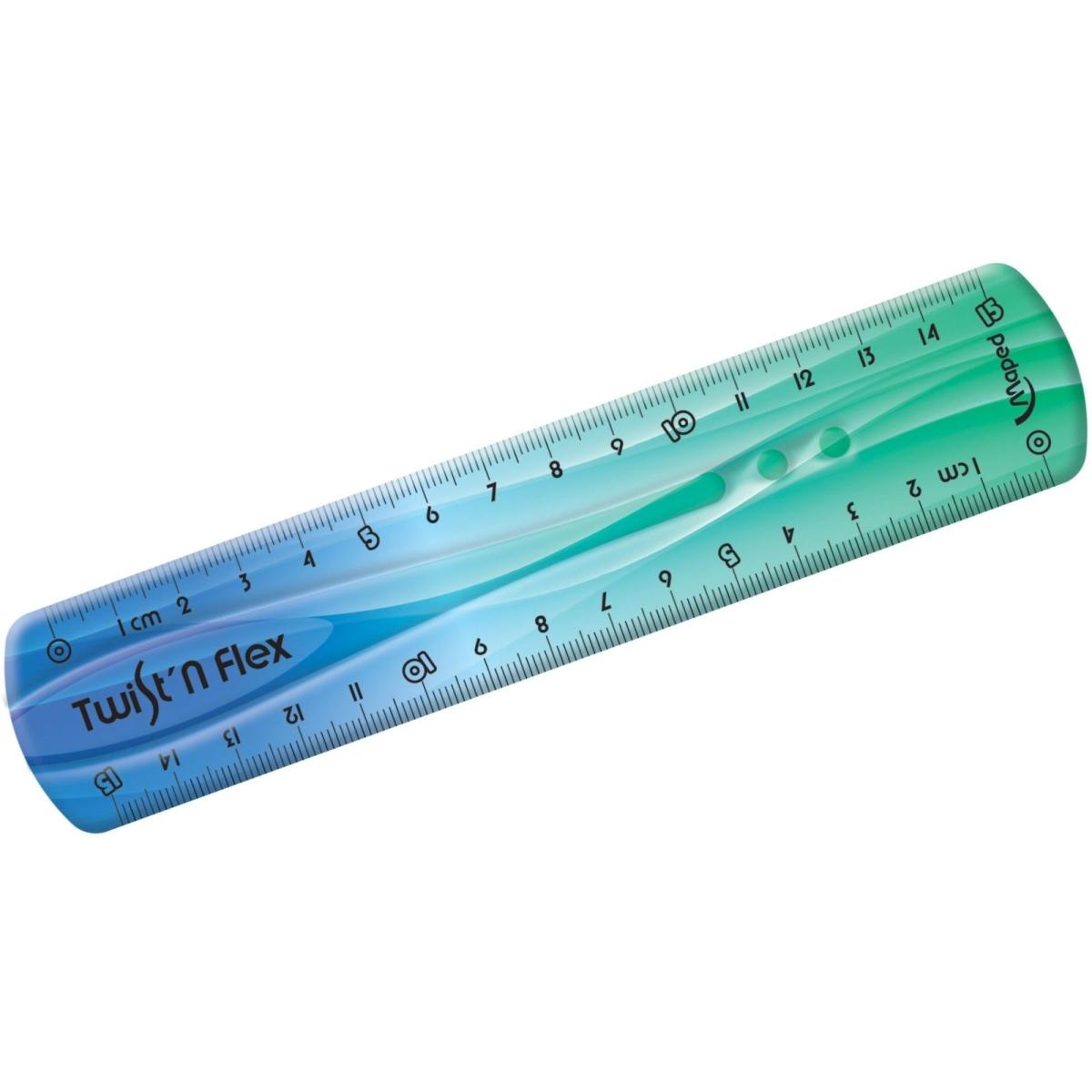 Thumbnail - Maped, Lineal, Flachlineal Twist'n Flex DECOR, 150 mm, unzerbrechlich (150 mm)