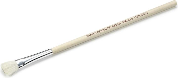 Actual product image Tamiya Brush flat size 5 (5 mm)