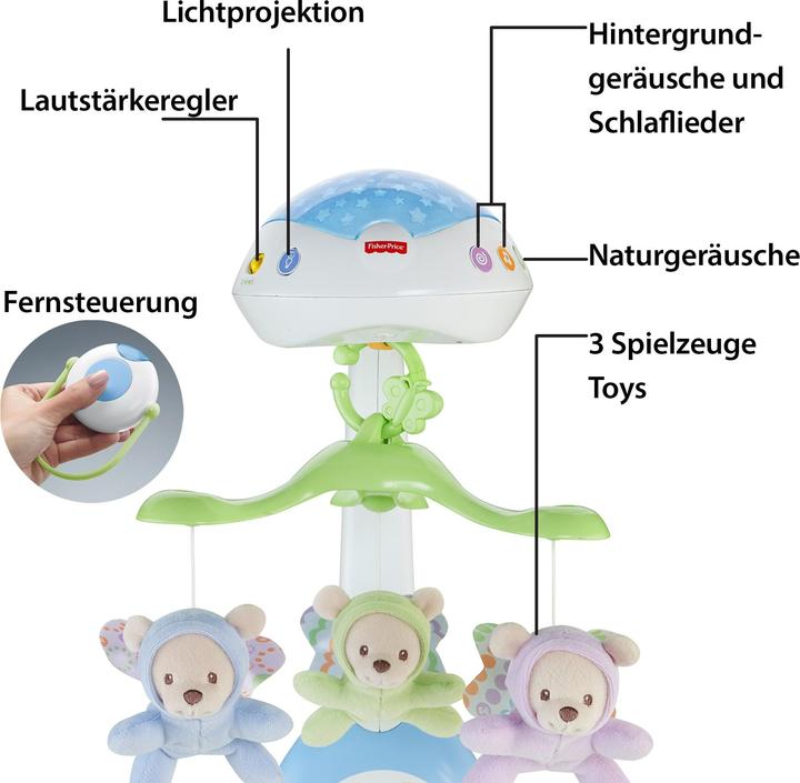 Actual product image Fisher-Price 3-in-1 dream bear mobile