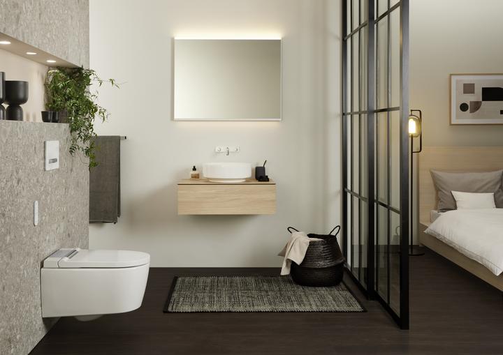 Produktbild Geberit Option Plus Square Lichtspiegel, direkte und indirekte Beleuchtung, Breite 75 cm, 502.782. (75 x 70 cm)