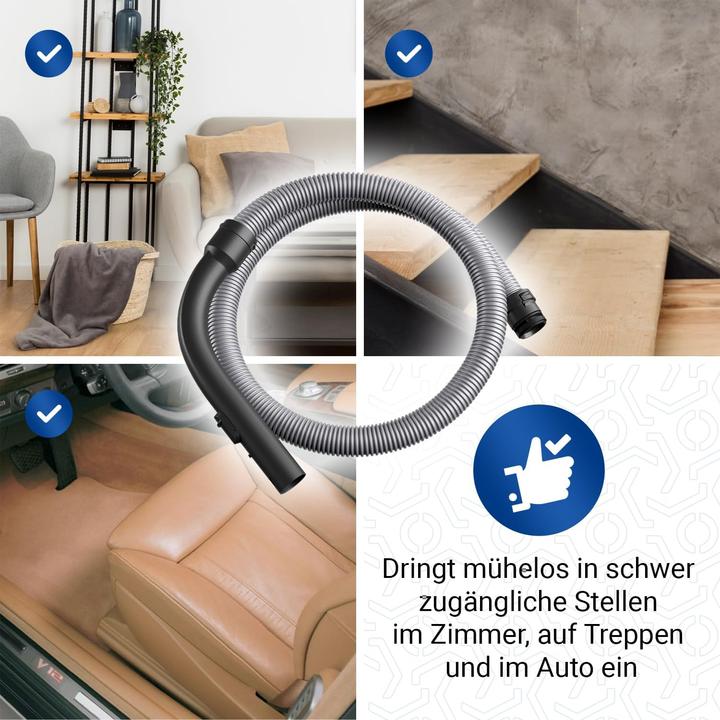 Actual product image Vioks Staubsaugerschlauch mit Handgriff für Miele Bodenstaubsauger
