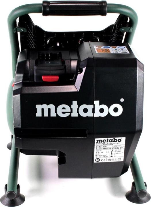 Produktbild Metabo Power 160-5 18 LTX BL OF Akku Kompressor 18 V 8,0 bar Brushless + 1x Akku 10,0 Ah + (8 Bar, 5 l)